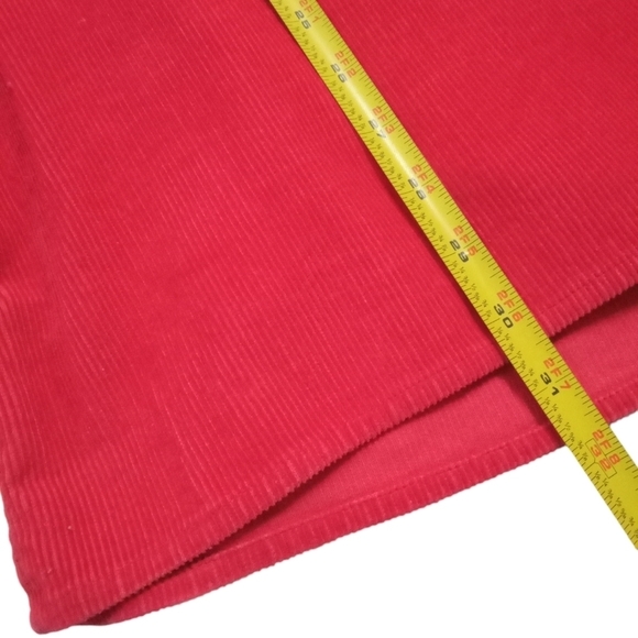 Marlboro Unlimited Men's Corduroy Vintage Quarter-Zip Top - Red Large - Picture 6 of 6